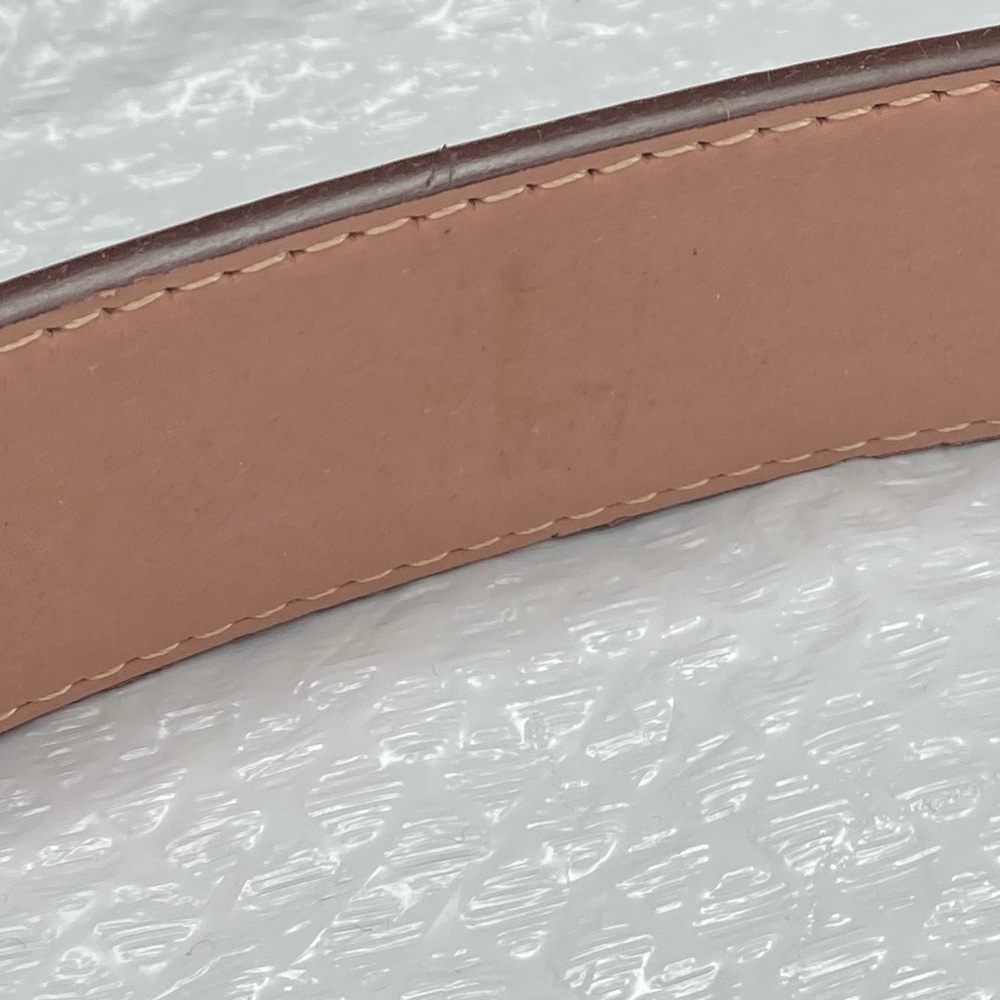 Gucci Beige and Gold Signature Belt - Picture 9 of 9